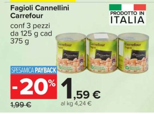Fagioli Cannellini Carrefour