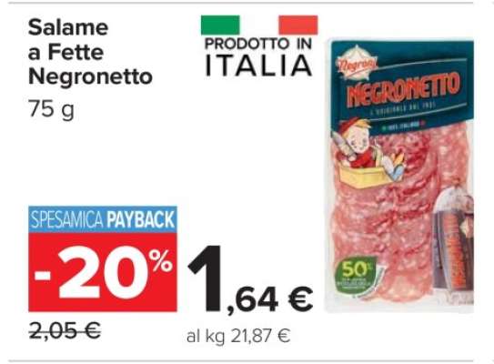Salame a Fette Negronetto