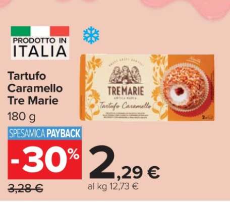 Tartufo Caramello Tre Marie