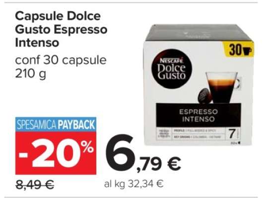 Capsule Dolce Gusto Espresso Intenso