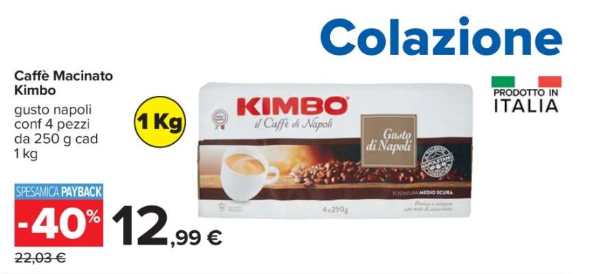 Caffè Macinato Kimbo