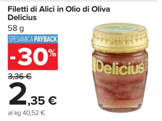 Filetti di Alici in Olio di Oliva Delicius