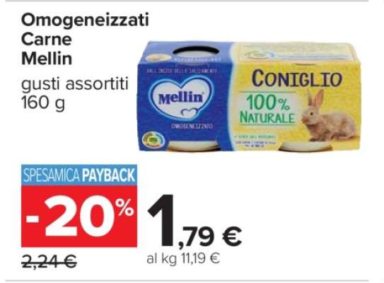 Omogeneizzati Carne Mellin