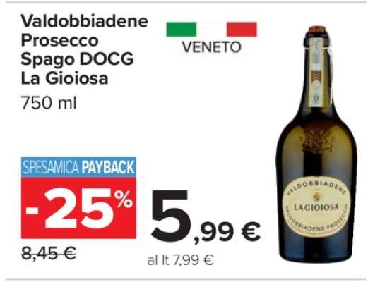 Valdobbiadene Prosecco Spago DOCG La Gioiosa