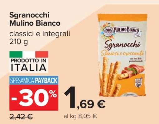 Sgranocchi Mulino Bianco