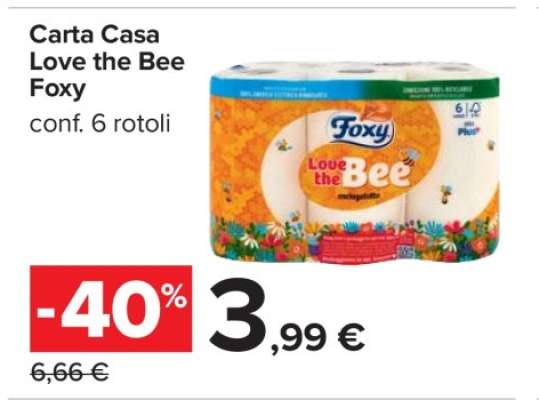 Carta Casa Love the Bee Foxy