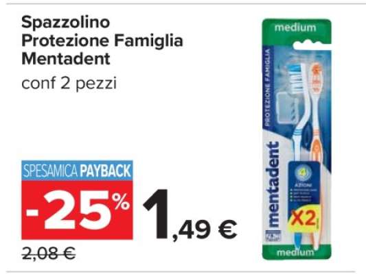 Spazzolino Protezione Famiglia Mentadent