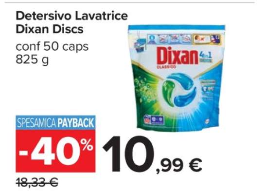 DETERSIVO LAVATRICE DIXAN DISCS