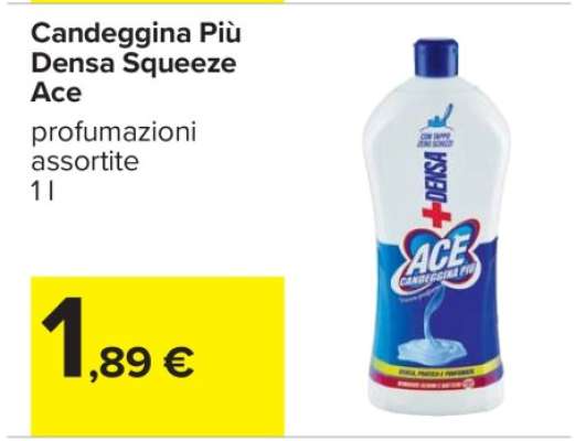 Candeggina Più Densa Squeeze Ace