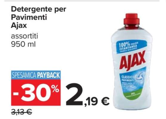 Detergente per pavimenti Ajax