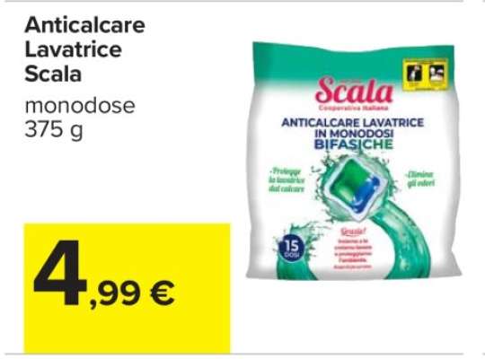 Anticalcare Lavatrice Scala