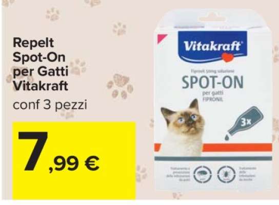 Repelt Spot-on per Gatti Vitakraft