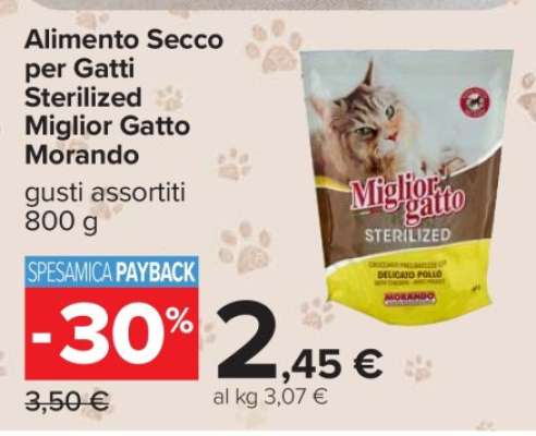 Alimento Secco per Gatti Sterilized Miglior Gatto Morando