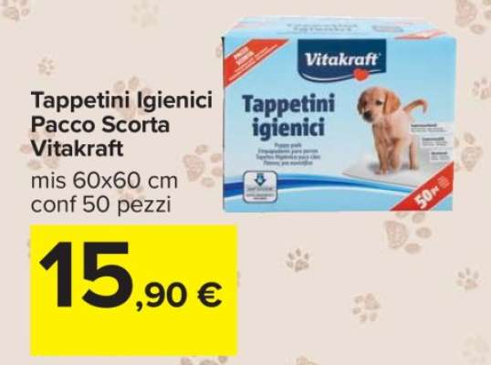 Tappetini Igienici Pacco Scorta Vitakraft