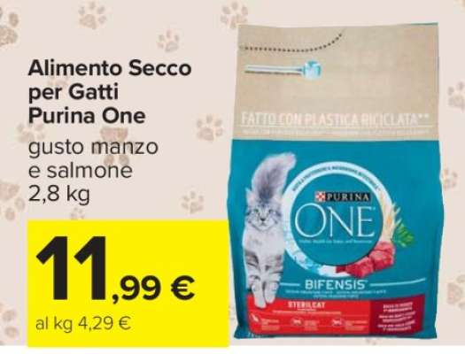 Alimento Secco per Gatti Purina One