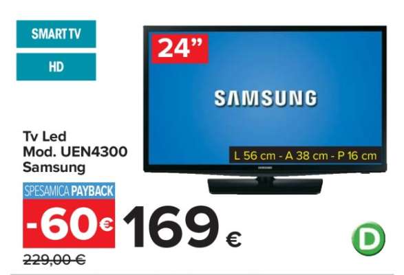 Tv Led Mod. UEN4300 Samsung