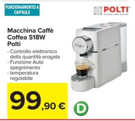 Macchina Caffè Coffea S18W Polti