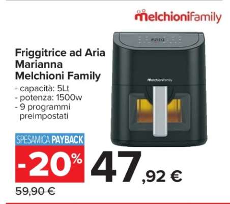 Friggitrice ad Aria Marianna Melchioni Family