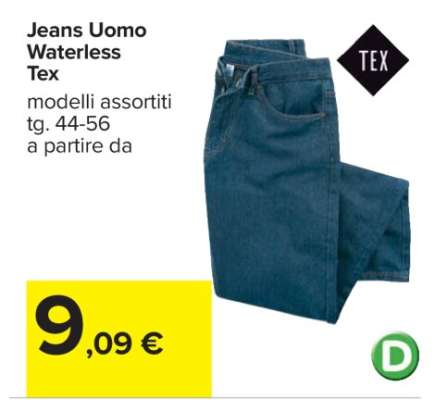 Jeans Uomo Waterless Tex