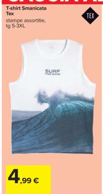 T-Shirt Smanicata Tex