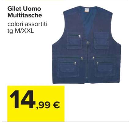 Gilet Uomo Multitasche