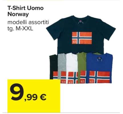 T-shirt Uomo Norway