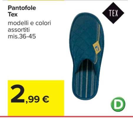 Pantofole Tex