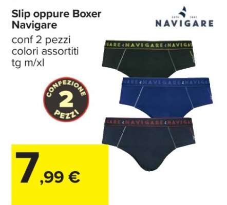 Slip oppure Boxer Navigare