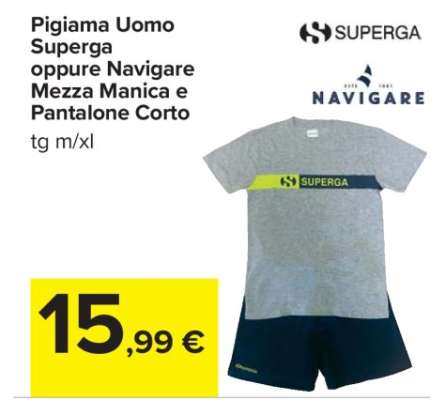 Pigiama Uomo Superga oppure Navigare