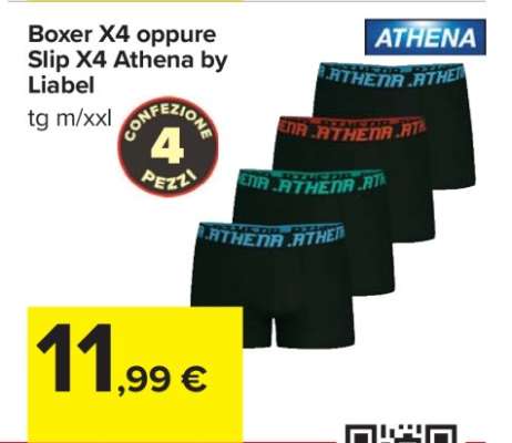 Boxer X4 oppure Slip X4 Athena by Liabel
