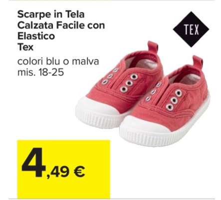 Scarpe in Tela Calzata Facile con Elastico