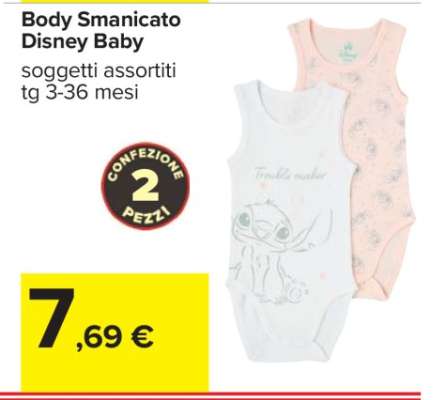 Body Smanicato Disney Baby
