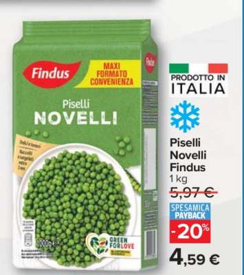 Piselli Novelli Findus