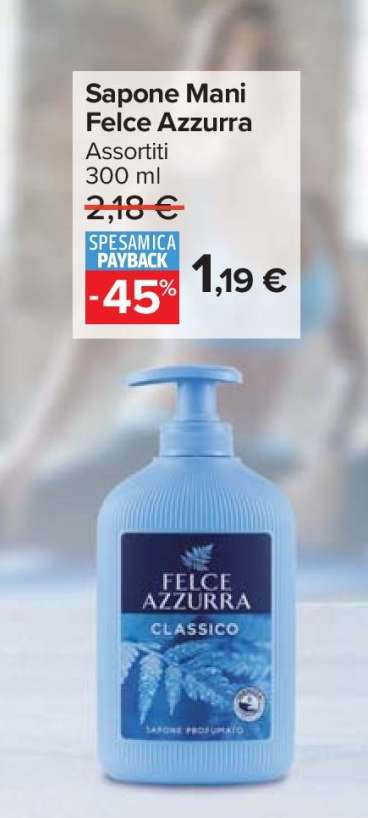 Sapone Mani Felce Azzurra