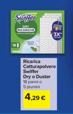 Ricarica Catturapolvere Swiffer Dry o Duster