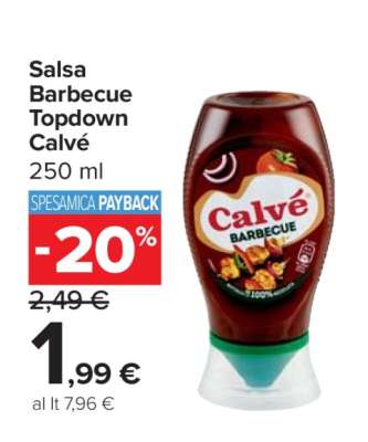 Salsa Barbecue Topdown Calvé