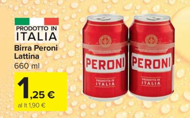 Birra Peroni Lattina