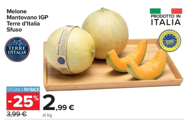 Melone Mantovano IGP Terre d’Italia Sfuso