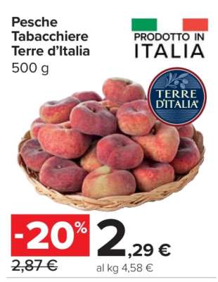 Pesche Tabacchiere Terre d’Italia