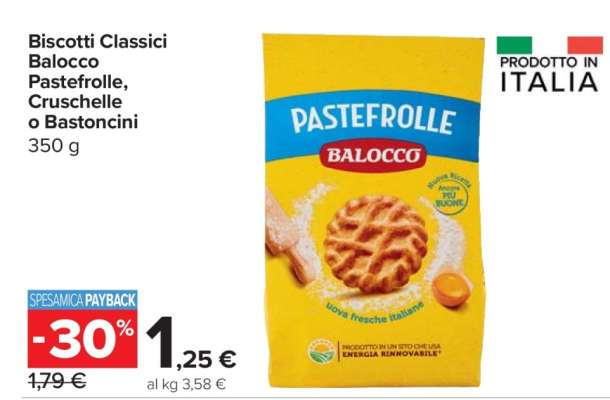 Biscotti Classici Balocco Pastefrolle, Cruschelle o Bastoncini