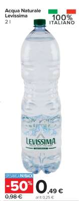 Acqua Naturale Levissima