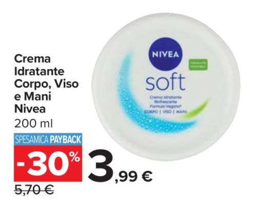 Crema Idratante Corpo, Viso e Mani Nivea