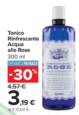 Tonico Rinfrescante Acqua alle Rose