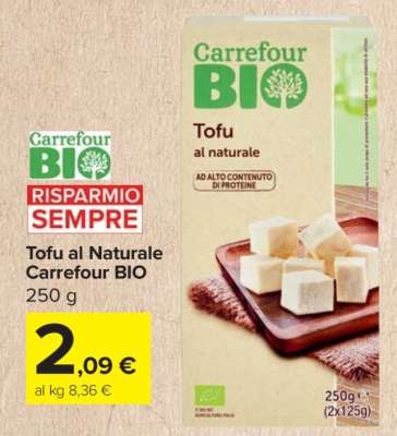 Tofu al Naturale Carrefour Bio