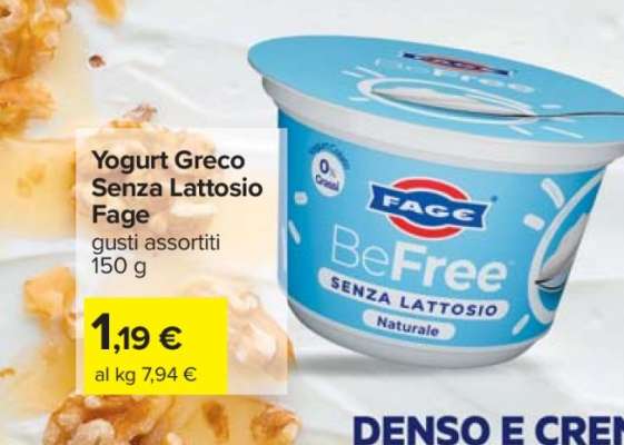 Yogurt Greco Senza Lattosio Fage