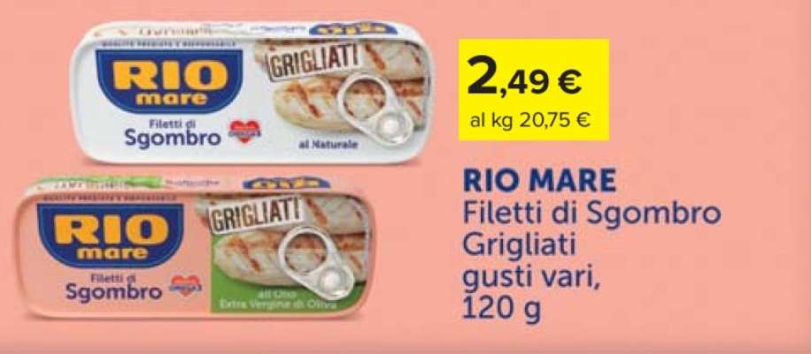 RIO MARE Filetti di Sgombro grigliati