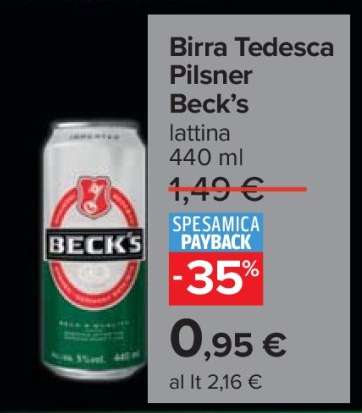 Birra Tedesca Pilsner Beck’s