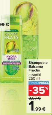 Shampoo o Balsamo Fructis