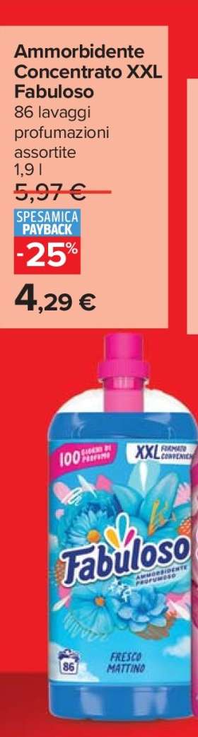 Ammorbidente Concentrato XXL Fabuloso