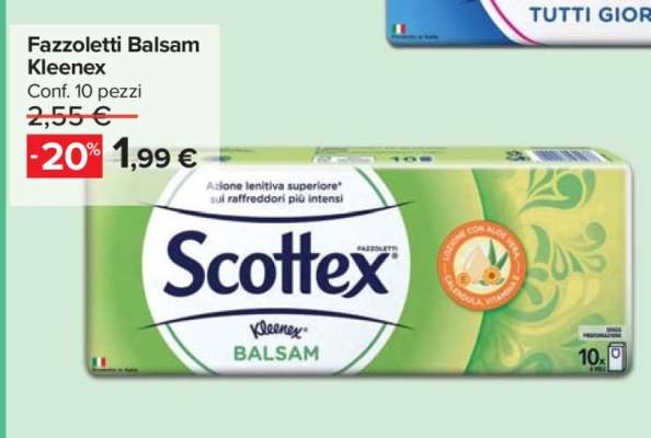 Fazzoletti Balsam Kleenex